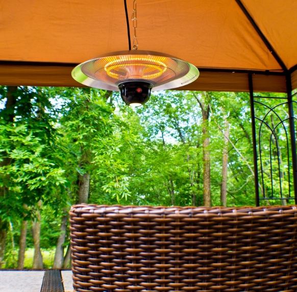Waterproof infrared table heater