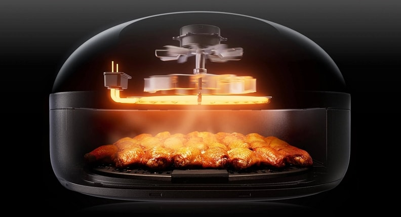 bakery oven black ceramic radiant heater