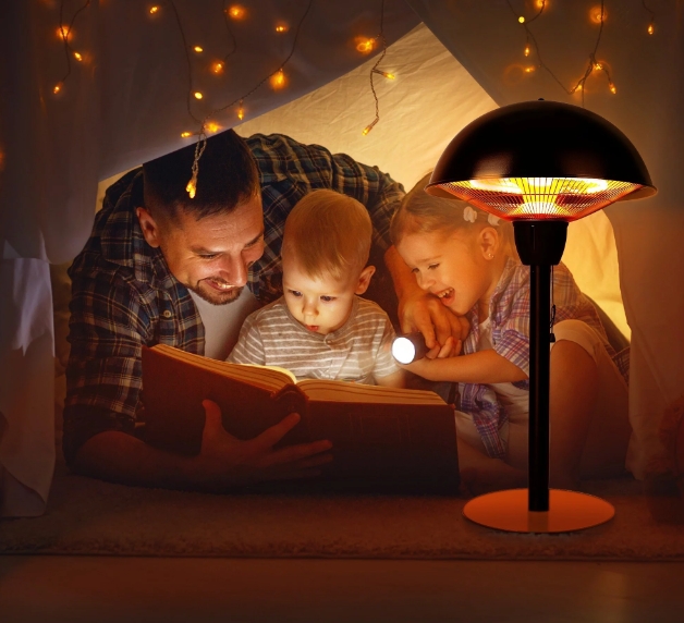 Electric fireplace heater